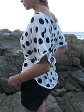 Load image into Gallery viewer, 2025 One Shoulder Polka Dot T-shirt - Sexy Casual Streetwear
