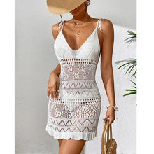 Load image into Gallery viewer, 2025 Women&#39;s Summer Sleeveless Knitted Backless Beach Dress Cover-Up
