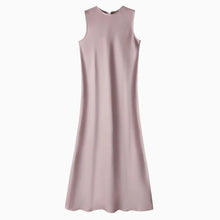 Load image into Gallery viewer, 2025 Satin Maxi Dress &amp; Knitted Top Set – Elegant Spring/Summer Matching Outfit for Women
