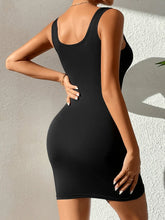 Load image into Gallery viewer, 2025 Summer Strap Mini Dress – Women&#39;s Sexy Bodycon Club Dress in Black or White
