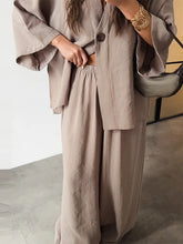 Load image into Gallery viewer, 2025 Spring Summer Women’s Casual Cotton Linen Pants Set
