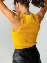Load image into Gallery viewer, 2025 Ribbed Knitted Off-Shoulder Tank Tops: Casual Sport &amp; Basic Vests
