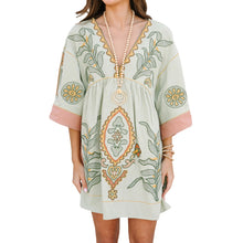 Load image into Gallery viewer, Boho Floral Off-Shoulder Maxi Dress – Summer Beach &amp; Vacation Look for Women

