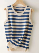Load image into Gallery viewer, Striped Knit Tank Top – Sexy Summer Essential
