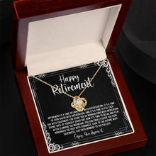 Load image into Gallery viewer, Happy Retirement Enjoy You Deserve It Necklace ORDER
