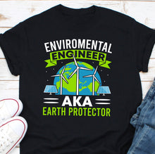 Load image into Gallery viewer, environmental engineer aka earth protector t - shirt
