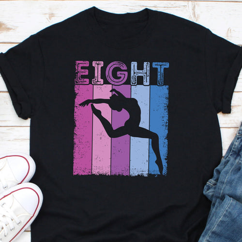 a t - shirt with a silhouette of a woman doing yoga