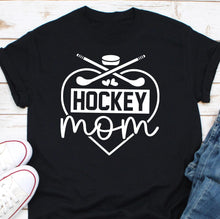 Load image into Gallery viewer, Hockey Mom Shirt, Mother&#39;s Day Gift, Sports Shirt, Sportive Mom Shirt, Gift for Player Mom, Hockey Player Gift, Hockey Lover Mom Shirt
