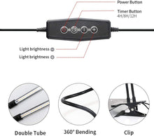 Load image into Gallery viewer, LED Grow Light 6000K Full Spectrum Clip Plant Growing Lamp
