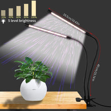 Load image into Gallery viewer, LED Grow Light 6000K Full Spectrum Clip Plant Growing Lamp
