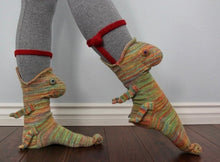 Load image into Gallery viewer, 3D Knit Crocodile Socks
