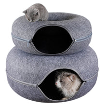 Load image into Gallery viewer, Donut Cat Bed Tunnel
