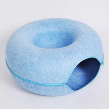 Load image into Gallery viewer, Donut Cat Bed Tunnel
