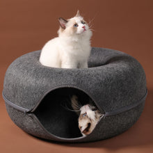 Load image into Gallery viewer, Donut Cat Bed Tunnel
