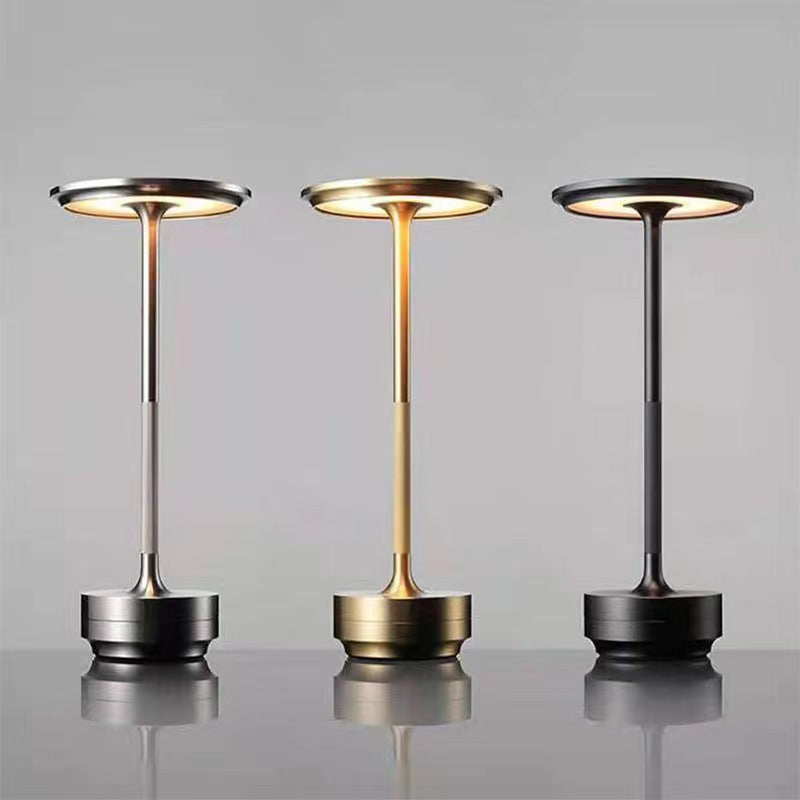 Cordless Metallic Table Lamp