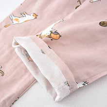 Load image into Gallery viewer, 100% Cotton Kimono Pajamas Set Sleepwear
