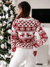 Load image into Gallery viewer, Knitted Women&#39;s Ugly Christmas Sweaters Long Sleeve
