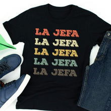 Load image into Gallery viewer, La Jefa Shirt, La Jefa Vintage Shirt, La Jefa Apparel, La Jefa Mama Shirt, Spanish Tshirt Latina Shirt
