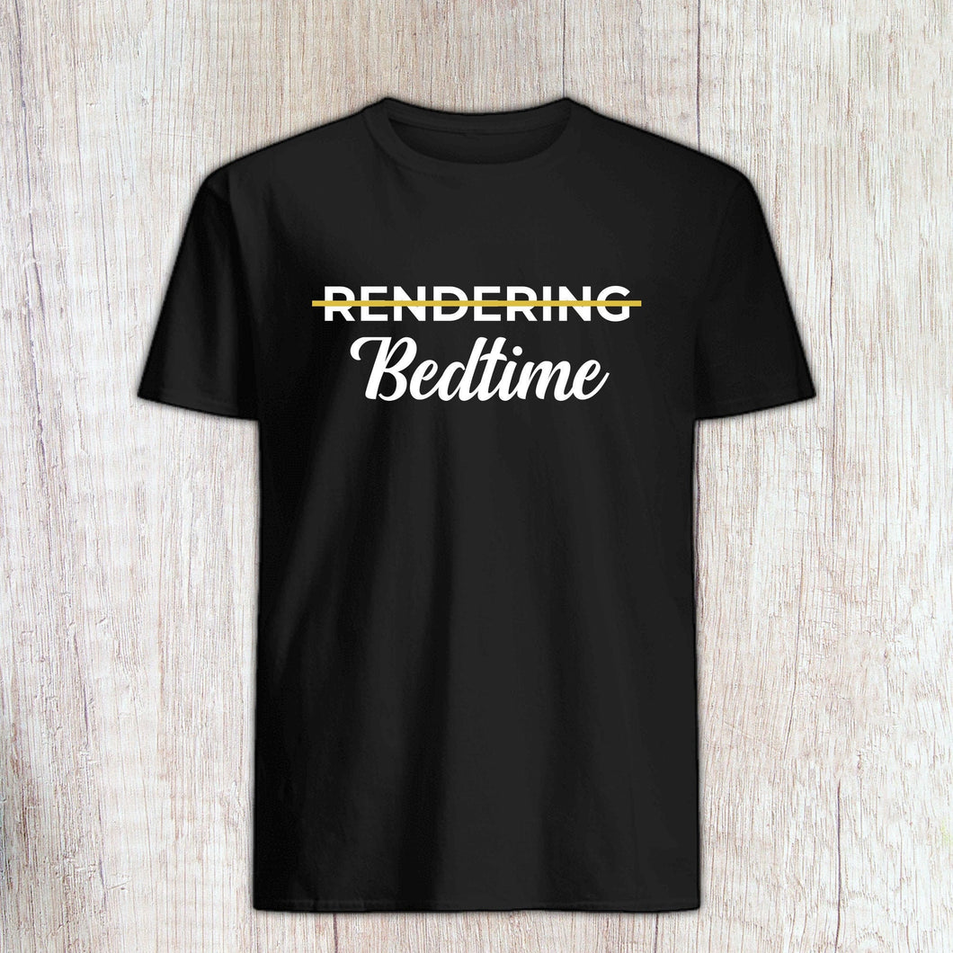 Video Editor Gift, Rendering Bedtime T-Shirt, Filmmaking T Shirt, Animation Shirt, Visual effects Gift