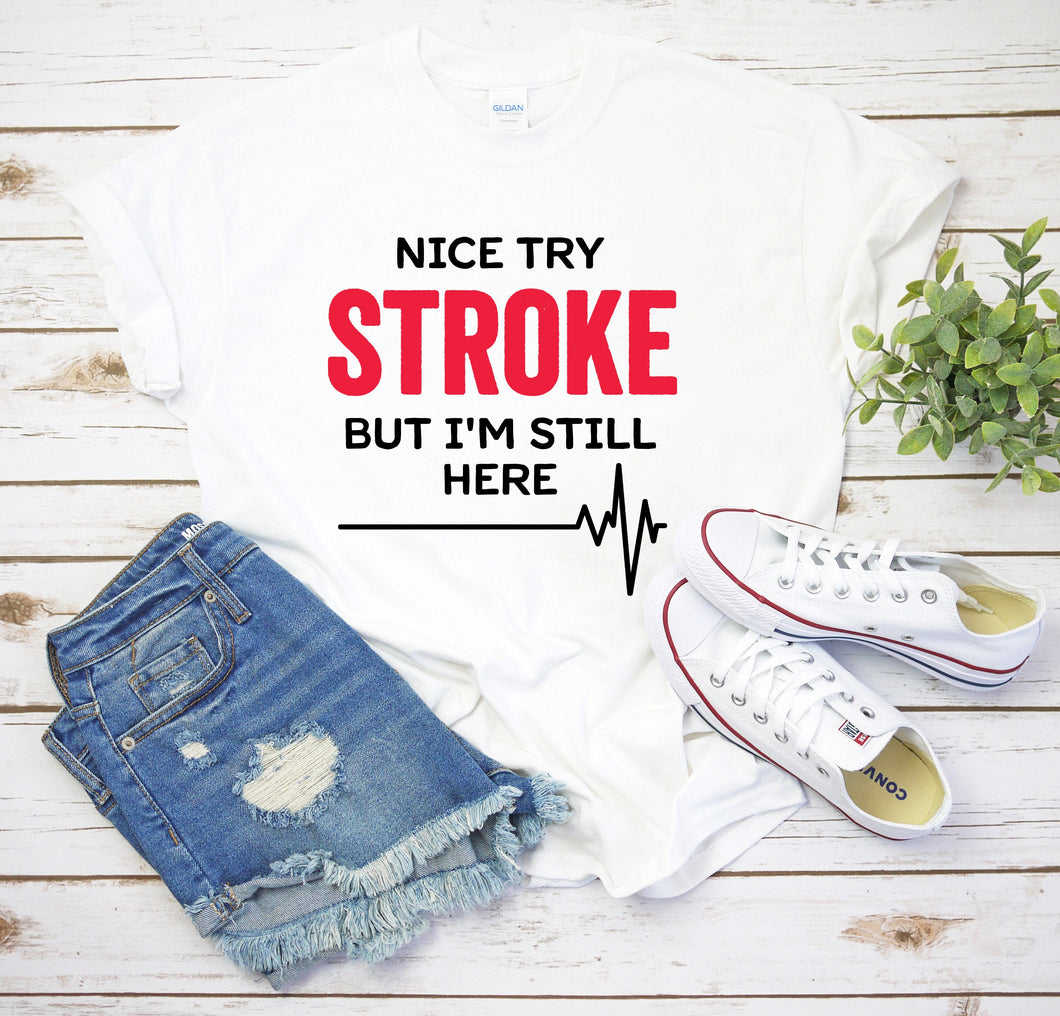 Stroke Survivor Shirt, Heart Disease Survivor Shirt, Stroke Survivor Gift, Heart Disease Survivor Gift