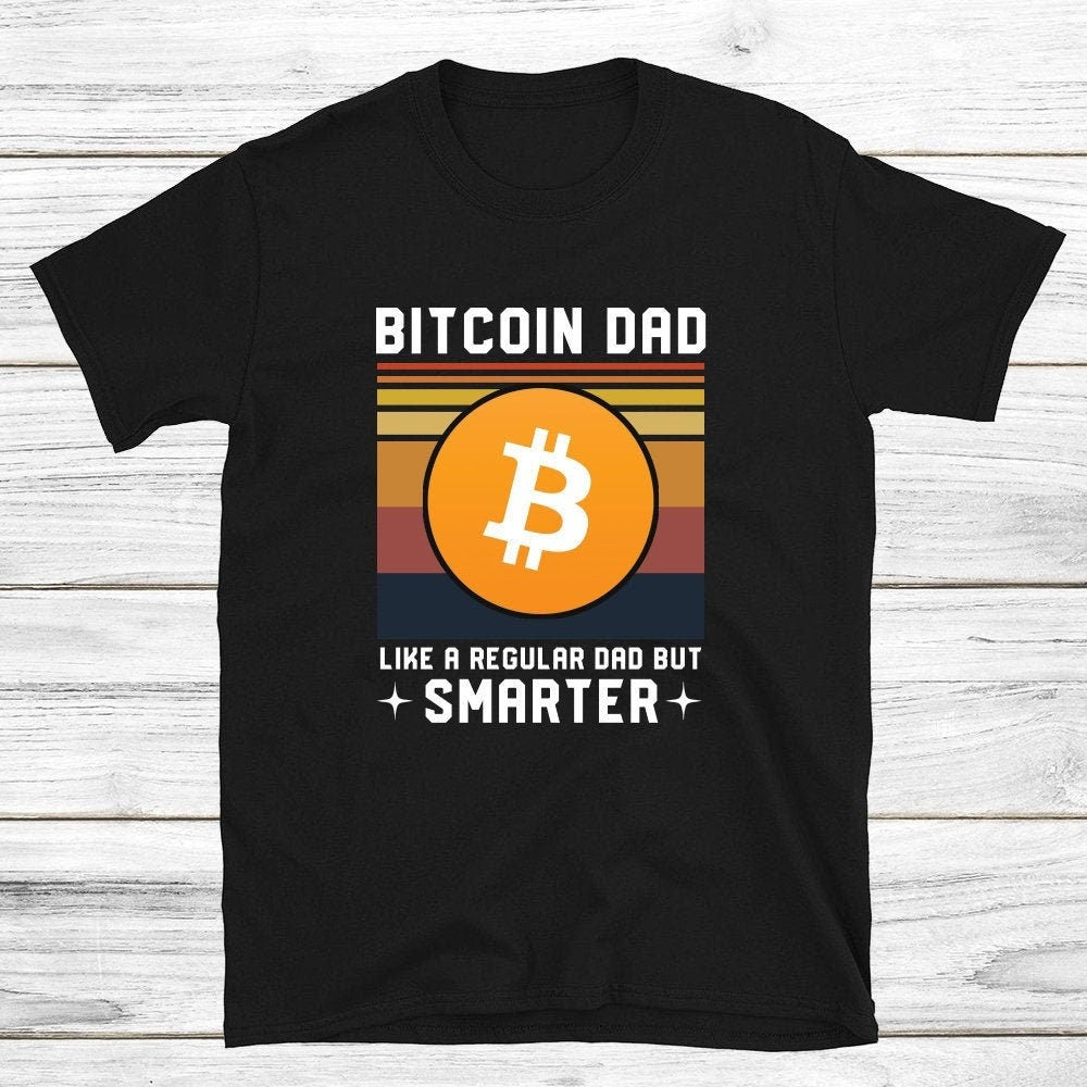 Crypto Dad Cryptocurrency Shirt - Father's day Crypto Bitcoin Shirt - Cryptocurrency shirt