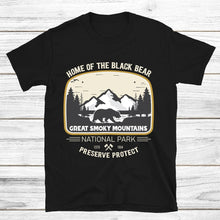 Load image into Gallery viewer, Great Smoky Mountains Shirt, National Park Shirt, Smokey Bluegrass Grizzly Bear Shirt
