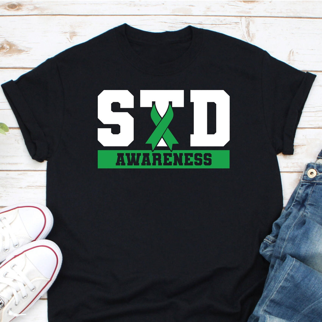 STD Awareness Shirt, Awareness Gift For Men Women With Sexually Transmitted Disease, Aids Warrior Fighter