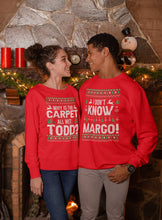 Load image into Gallery viewer, Christmas Vacation Todd And Margo Sweatshirt, Couple Christmas Shirts, Christmas Shirts, Ugly Christmas Shirt
