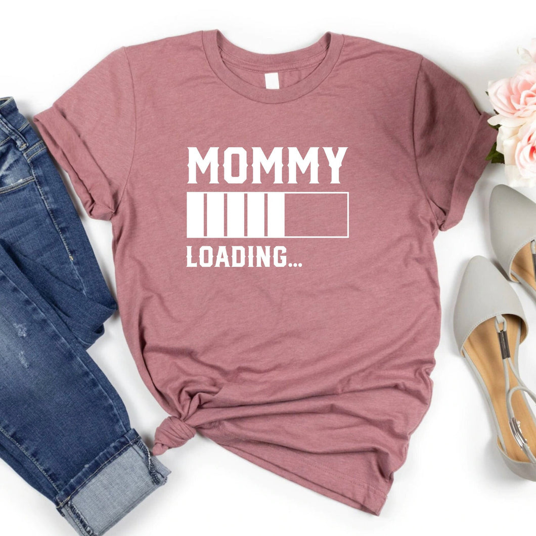 Mommy Loading Shirt Pregnancy Announcement Couples Pregnancy Shirts First Time Moms