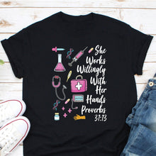 Load image into Gallery viewer, Stethoscope Shirt, Stethoscope Nurse Shirt, Nurse Practitioner Gifts, Nurse Graduation Gift
