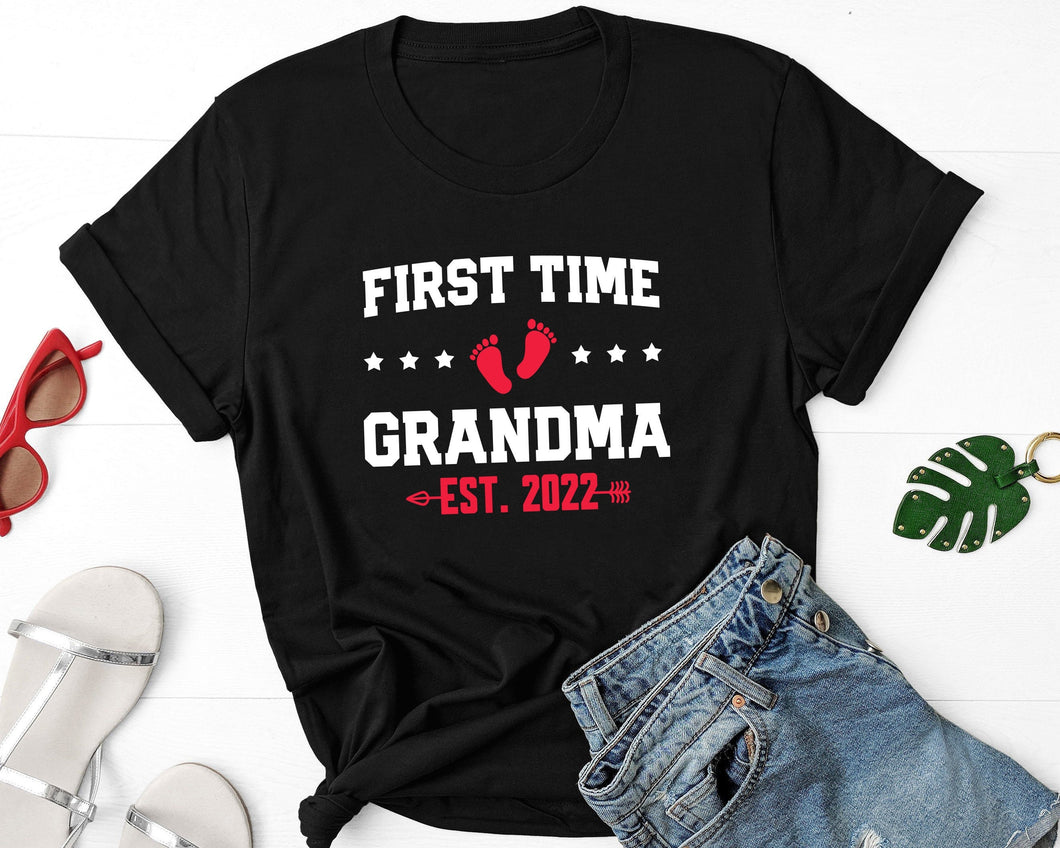 First Time Grandma EST 2022, Grandma Gift, Future Grandma, Soon To Be Grandma, Grandma Reveal Gift