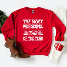 Load image into Gallery viewer, Its The Most Wonderful Time Of The Year Sweatshirt, Christmas Family Matching Sweater, Ugly Sweater
