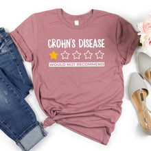 Load image into Gallery viewer, Crohn&#39;s Disease Shirt Crohn&#39;s Disease Awareness Tee  Chronic Illness Gift Crohn&#39;s Disease Warrior
