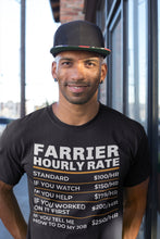 Load image into Gallery viewer, Farrier Hourly Rate Shirt, Funny Farrier Tshirt, Farrier Gifts, Funny Farrier Gift, Farrier T-shirt
