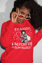 Load image into Gallery viewer, Belsnickel Sweatshirt - Belsnickel impish or Admirable Sweater Funny Belsnickel Christmas Red Sweater

