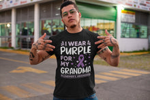 Load image into Gallery viewer, I Wear Purple For My Grandma Shirt, Alzheimers Shirt, Alzheimer Awareness, Dementia, Activist Shirt
