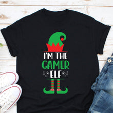 Load image into Gallery viewer, The Gamer Elf Shirt, Gamer Elf Gift Ideas, Gamer Gift, Funny Christmas Elf Shirt, Christmas Elf
