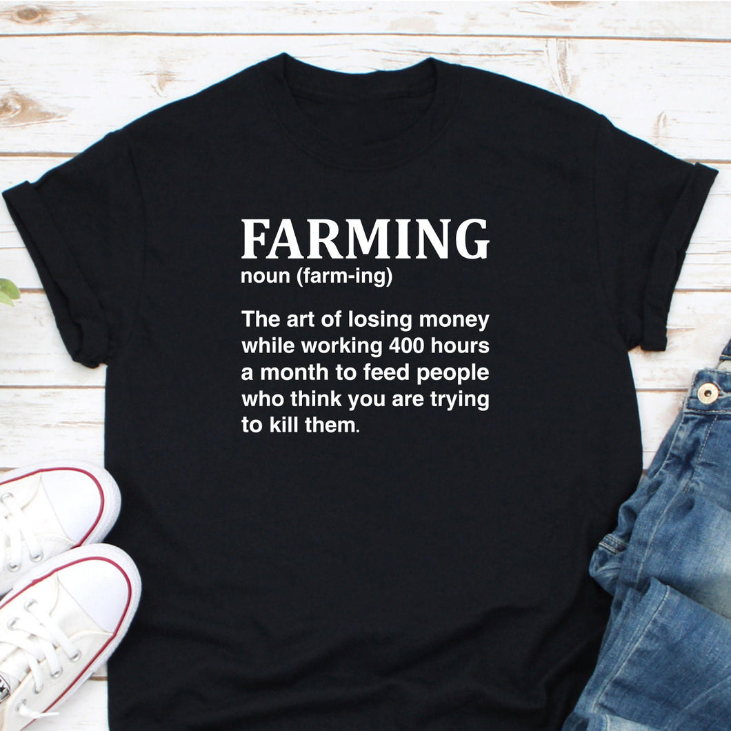 Farming Shirt, Agriculture Shirt, Farmer Dad Shirt, Shirt for Farmer, Farmer Gift Idea, Farmer Present