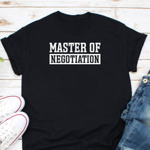 Load image into Gallery viewer, Master of Negotiation Shirt, Hipster Toddler Shirt, Triblend Kids Shirt, Troublemaker Kids Shirt
