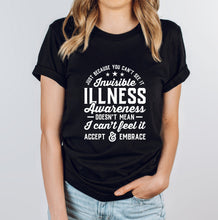 Load image into Gallery viewer, Invisible Illness Awareness Shirt, Invisible Disability Shirt, Mental Health Matters Shirt
