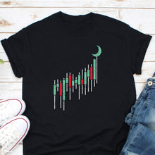 Load image into Gallery viewer, Crypto Trading Hodl Stock Chart To The Moon Shirt, I&#39;d Rather Be Trading, Crypto Investor Shirt, Crypto Trader Gift
