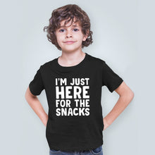 Load image into Gallery viewer, I&#39;m Just Here For The Snacks Baby Shirt, Toddler Snack Shirt, Snack Lover Shirt, Snacking Around World

