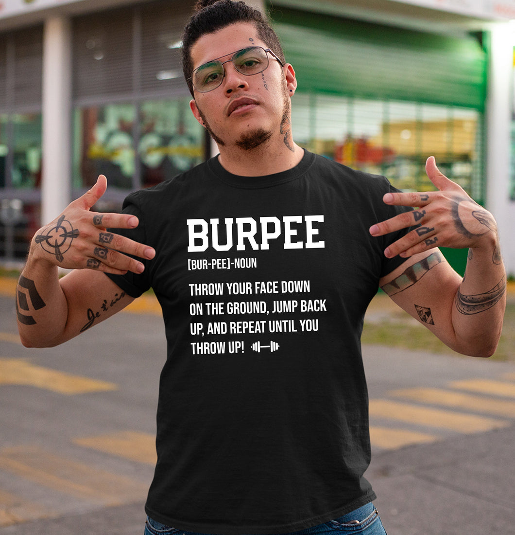 Burpee Definition Shirt, Funny Workout Shirt, Fitness Shirt, Exercise Shirt, Gym Lover Shirt