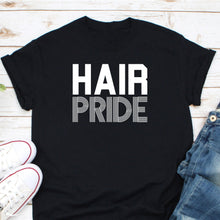 Load image into Gallery viewer, Hair Pride Shirt, Toddler Shirt, Natural Hair Shirt, Anti Haircut Shirt, Curly Hair Shirt, Long Hair Don&#39;t Care Shirt
