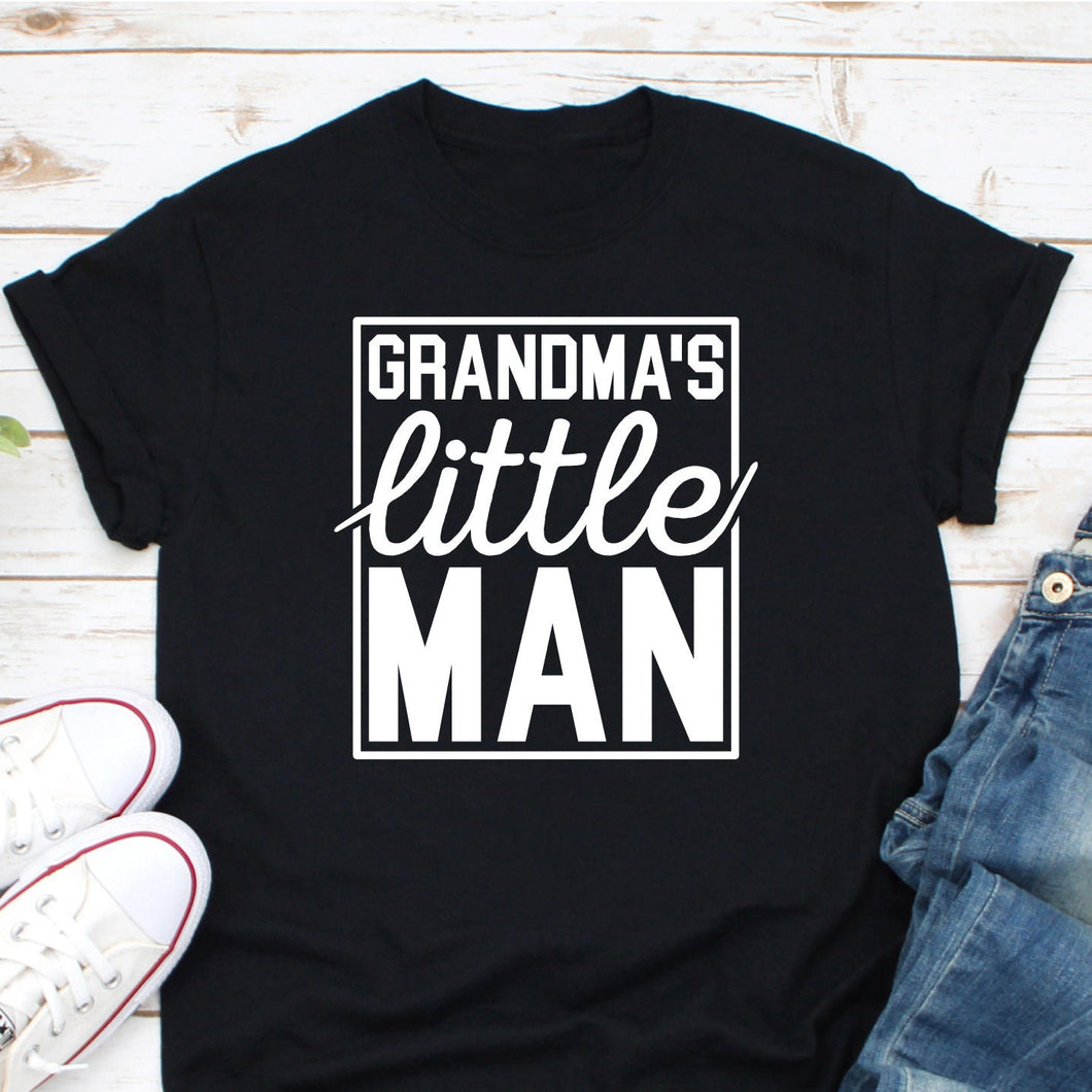 Grandma's Little Man Shirt, Funny Toddler Shirt, Toddler Birthday Gift, Toddler Gift, Little Man Shirt