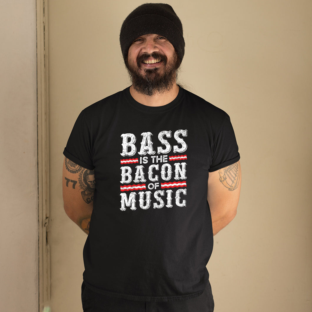 Bass Is The Bacon Of Music Shirt, Bass Guitarist Shirt, Bass Guitar Shirt, Bassist Musician Shirt
