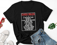 Load image into Gallery viewer, CVICU Rules Shirt, CVICU Shirt, Cardiovascular Shirt, Cardiovascular Nurse Shirt
