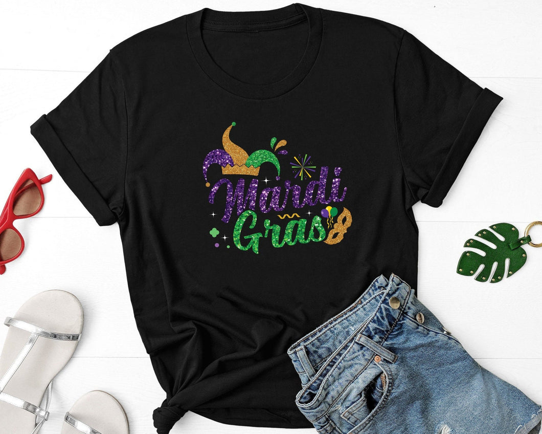 Mardi Gras Shirt, Carnival Time Shirt, NOLA Shirt, Mardi Gras Bead Tree Shirt, Mardi Gras Gift