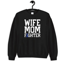 Load image into Gallery viewer, Wife Mom Fighter Shirt, Colon Cancer Shirt, Colon Cancer Warrior Shirt, Colon Cancer Survivor Gift, Bowel Cancer
