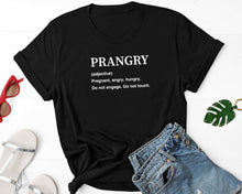 Load image into Gallery viewer, Prangry Definition Shirt, Funny Pregnancy Shirt, Pregnancy Announcement, Mom To Be Shirt
